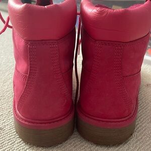 Timberlands Pink Women size 7